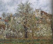 Camille Pissarro spring flowering gardens and trees Sweden oil painting artist